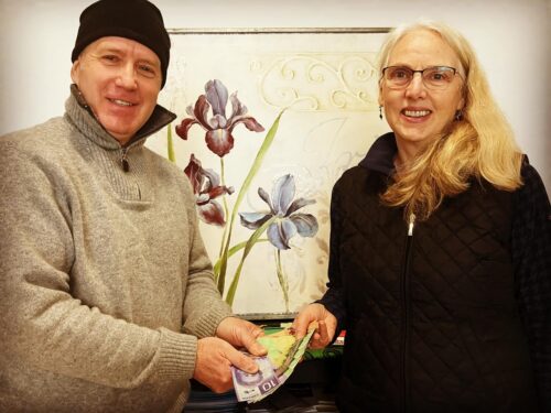 Food Bank donation from Men of Cowichan event 2024